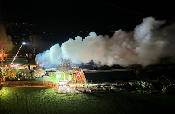 30 schapen omgekomen bij grote brand in Herwijnen