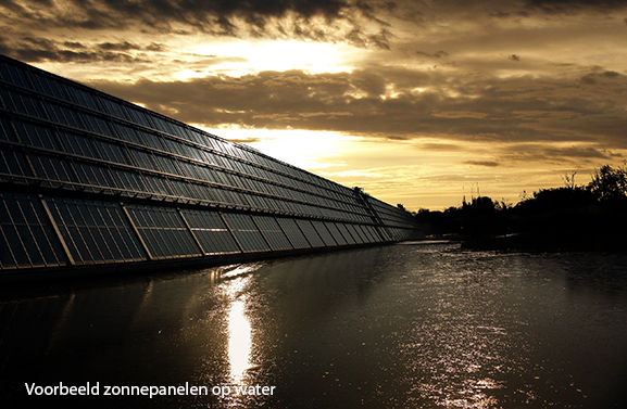 Ontwikkeling drijvend zonnepark plas Molenkampen bij Beusichem