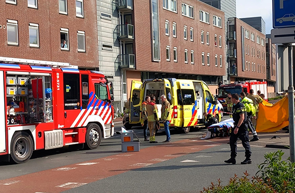 Zwaar ongeluk in Vianen; diverse hulpdiensten uitgerukt