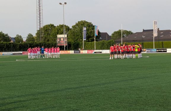 Minuut stilte voor Milano bij wedstrijd Culemborgs elftal