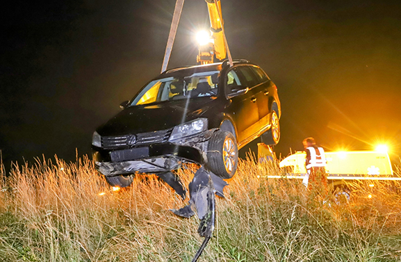 Drie gewonden bij ongeval op afrit A15