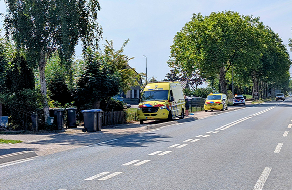 Scooterrijder gewond bij aanrijding