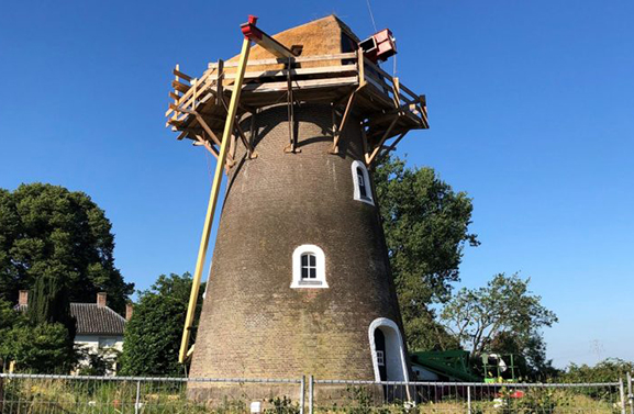 Update restauratie molen De Korenbloem Zoelen: 'Het gaat nu snel'