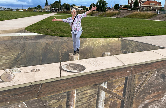 Stadswandeling in het teken van 3D Street Art en 6000 jaar geschiedenis
