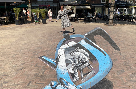 Stadswandeling in het teken van 3D Street Art en 6000 jaar geschiedenis