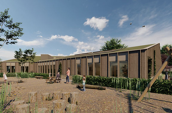 Definitief ontwerp schoolgebouw D’n Bogerd: meer ruimte en veiliger verkeer
