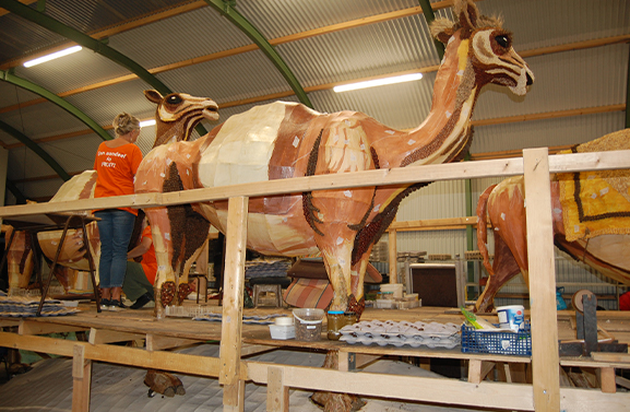 Corsowagen Culemborg speelt met illusie in ‘Luchtspiegeling’