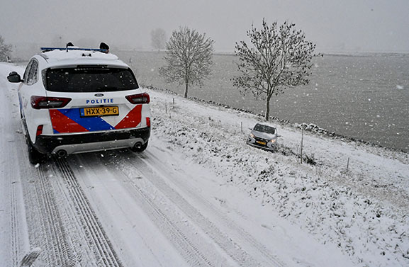 Gladheid zorgt voor verkeersongevallen in de regio