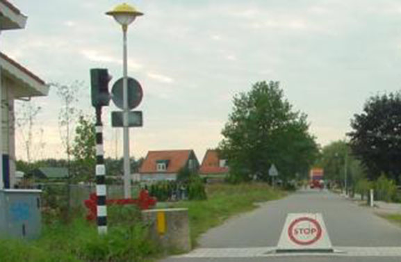 Camerasysteem vervangt kapotte blocker Prijsseweg Culemborg