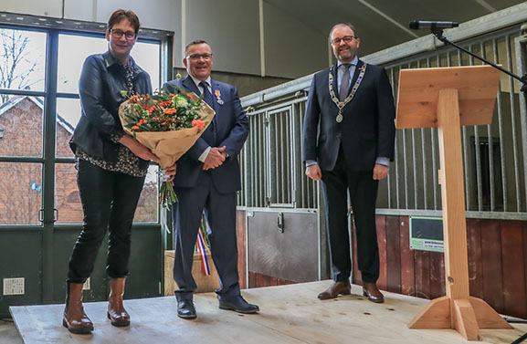 Koninklijke onderscheiding voor meneer De Groot uit Herwijnen