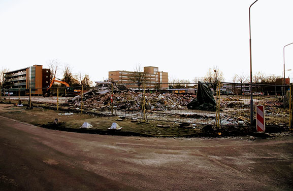 Winkelcentrum Kwadrant in Tiel zo goed als gesloopt