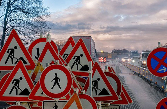 A27 bij Lexmond maandagavond dicht voor herstellen vorstschade