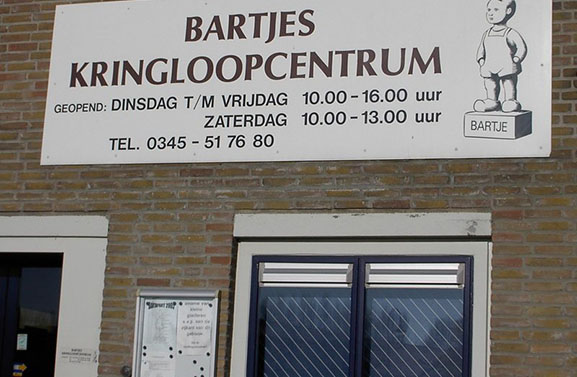 Kringloopwinkel Bartje per 3 maart weer open