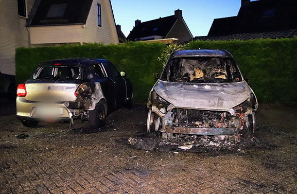 Meerdere autobranden in één nacht in het Rivierengebied