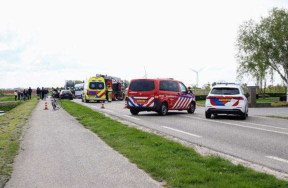 Drie voertuigen betrokken bij ongeval op de Provincialeweg N320 bij Lienden