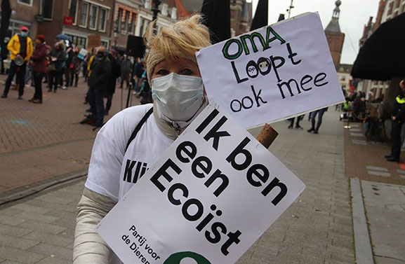 Geluidprotest in Culemborg voor een beter milieu