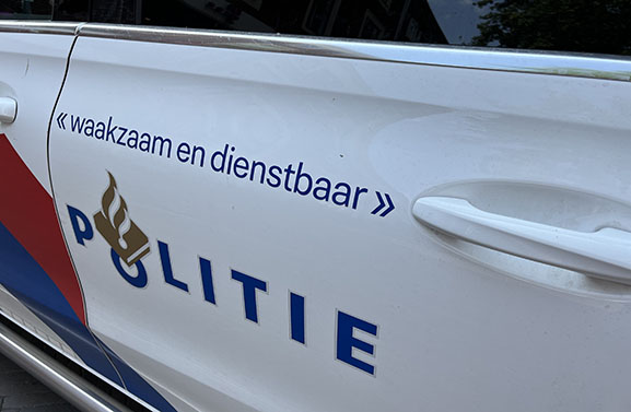 Auto tegen boom in Leerdam, twee inzittenden gevlucht