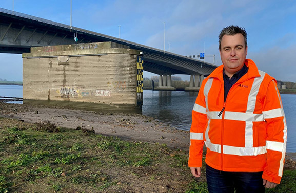 Lekbrug één jaar weg: achtergebleven pijlers zijn nu een vleermuizenhotel