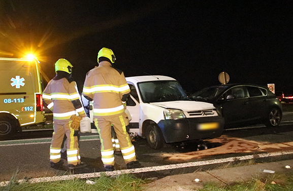 Ongeval  met veel schade in Ravenswaaij