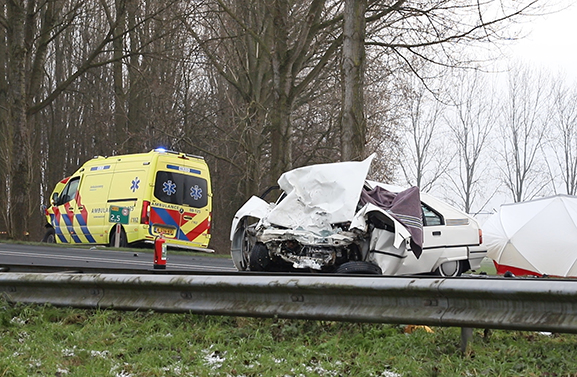 Dodelijk ongeval op de N320 bij Culemborg