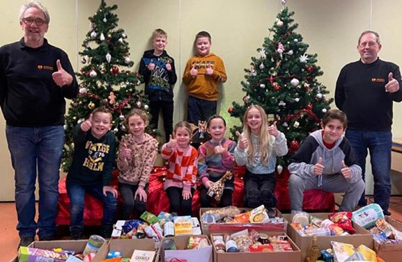 Leerlingen Augustinusschool in Culemborg in actie voor voedselbank