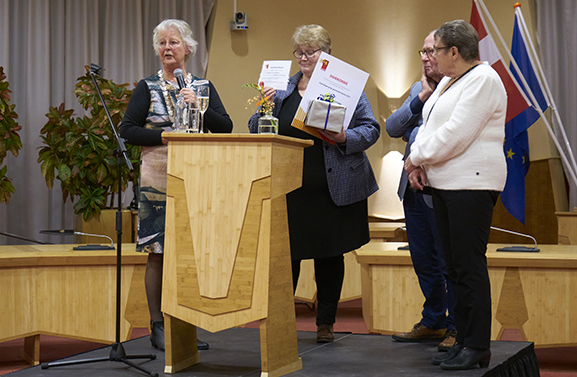 Burgemeester houdt nieuwjaarstoespraak en reikt vrijwilligersprijzen uit