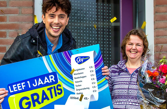 Tielse leeft 1 jaar gratis dankzij Sky Radio