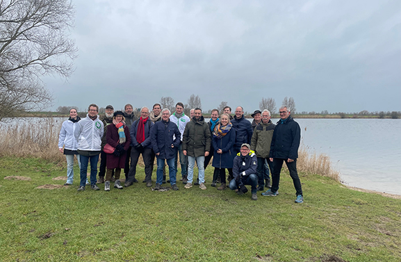 Wandeling door de Redichemse Waard met Provinciale Staten kandidaten