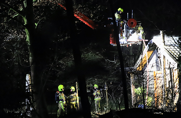 Brand in chaletwoning in Heesselt