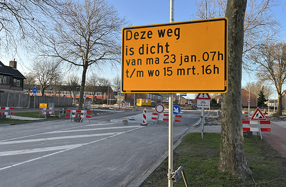 Woensdag heropening deel afgesloten Laan van Westroijen in Tiel