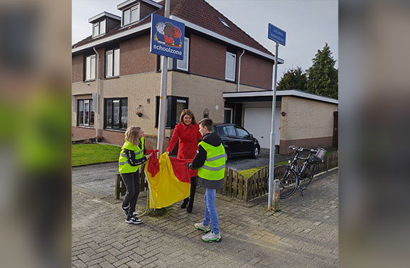 Feestelijke opening herinrichting schoolzone Augustinusschool in Culemborg