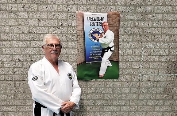 Bijna 69 jarige taekwondoka behaalt derde dan