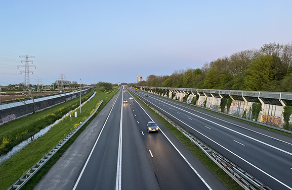 Nog tot medio juni snelheidsbeperking op A15 bij Tiel