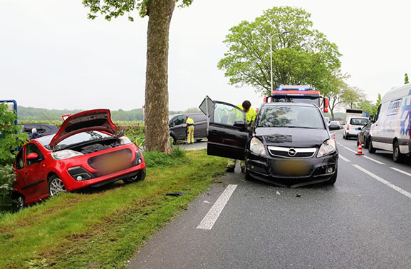 Veel fileleed rondom Waardenburg door meerdere ongevallen