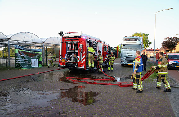 Brand in voormalige pand van Welkoop in Geldermalsen