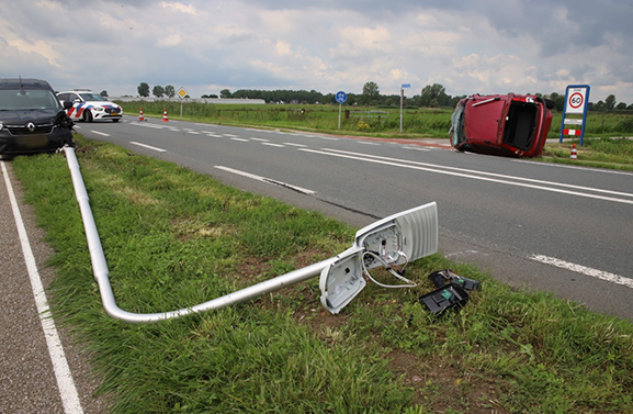 Ongeval op de N320 in Ingen