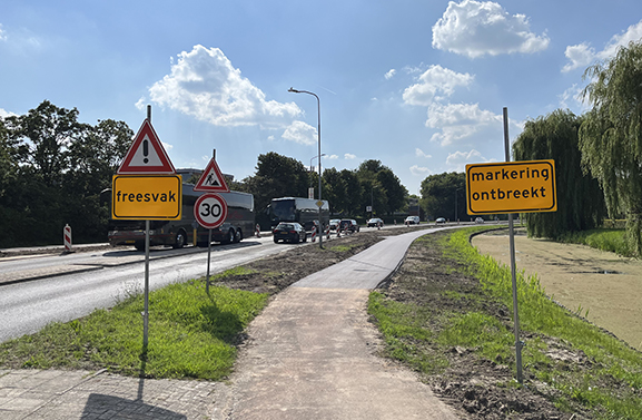 Provincialeweg bij Berenkuil in Tiel weer open, maar nog niet klaar