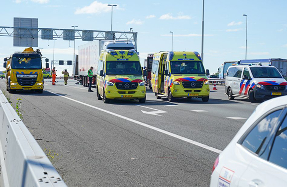 Ongeval op de A2 bij Vianen, doorrijder meldt zich bij politie