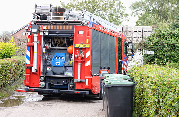 Caravan uitgebrand op de Zandbergseweg in Rijswijk