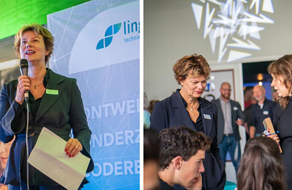 Wethouder Spil opent nieuw techniek- en technologielokaal op Lingecollege