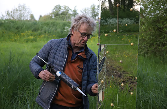 Vernielingen kunstwerk in de Heemtuin in Geldermalsen