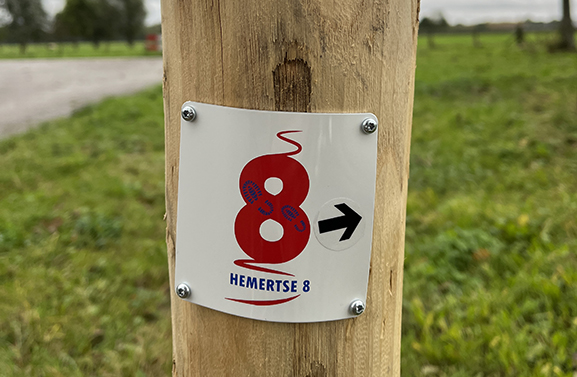 Ophemert heeft een wandelroute van 8 kilometer