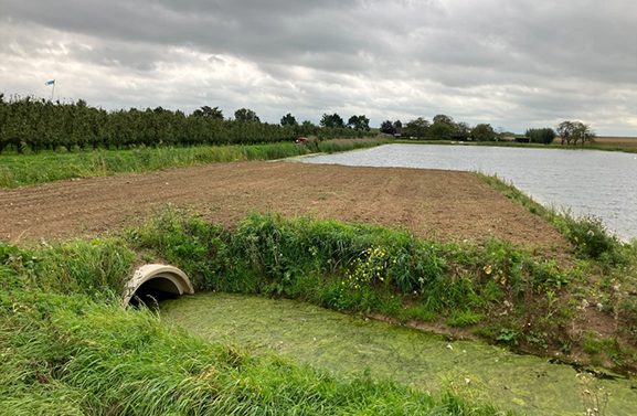 Nieuwe waterberging gegraven in Ochten