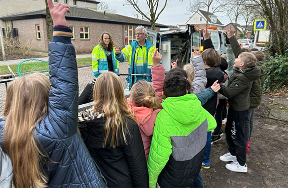 Speciale uitruk van de Dierenambulance naar Meerkerk