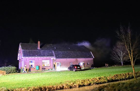 Brandweer rukt uit voor nachtelijke brand in Eck en Wiel