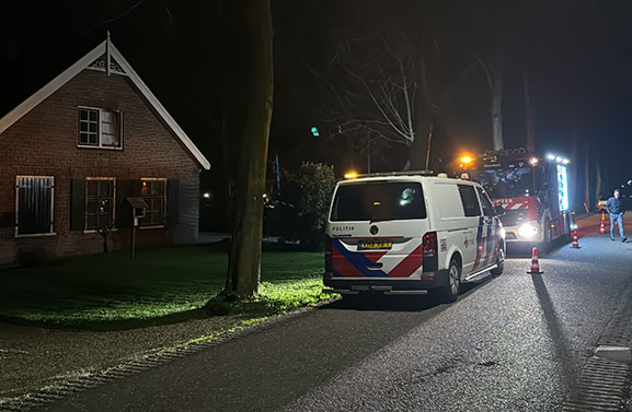 Bewoner blust zelf brand in meterkast van woning in Leerbroek