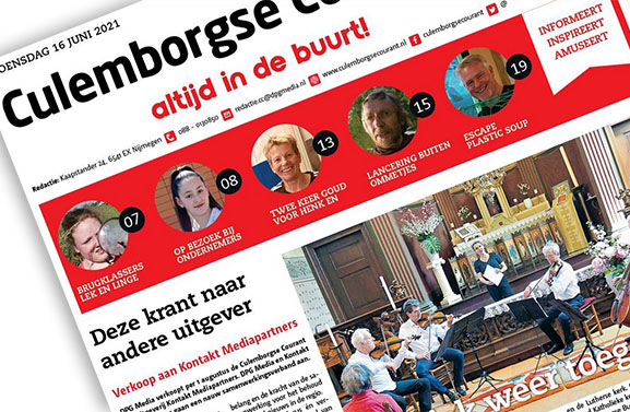 Culemborgse Courant verkocht aan Kontakt Mediapartners