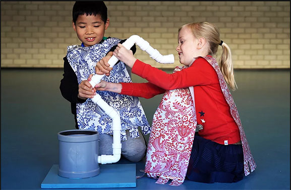 Kinderen leren over water in West Betuwe