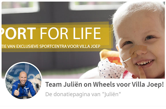 Healthclub Juliën blijft zich sterk maken voor Villa Joep