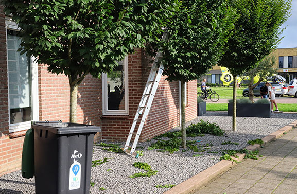 Man gewond naar ziekenhuis na val van ladder tijdens snoeiwerkzaamheden